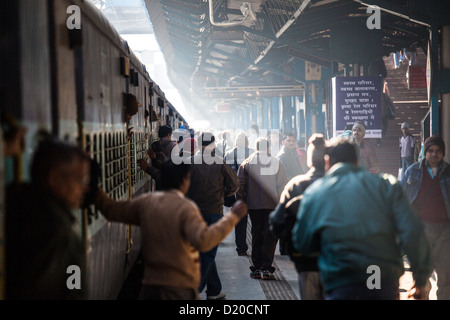 New Delhi Raliway Station, New Delhi, India Stock Photo