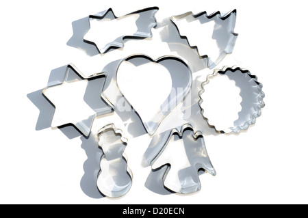 Biscuit cutters, Cookie Cutters Stock Photo