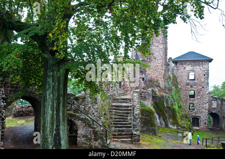 Castle Hohnstein, Neustadt, Harz, Thuringia, Germany Stock Photo