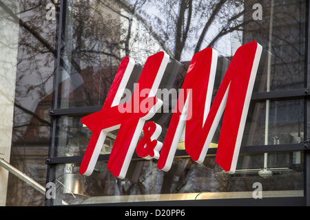 H&M. H&M store sign Stock Photo