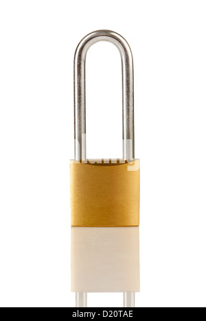 padlock on a white background Stock Photo