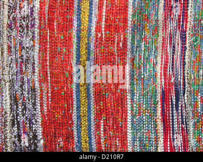 close-up of traditional ukrainian embroidery on carpet Stock Photo