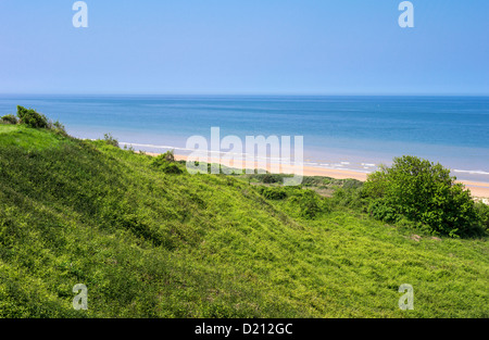 France, Normandy, Colleville Sur Mer, Ohama beach, one of the the places of the second World War landing. Stock Photo