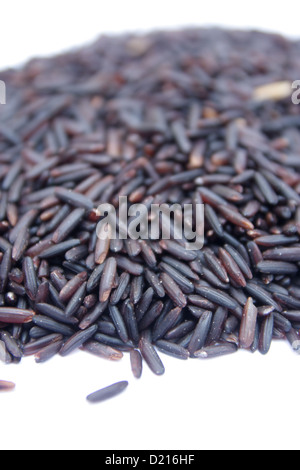 Hom Nin rice ( black rice Stock Photo - Alamy