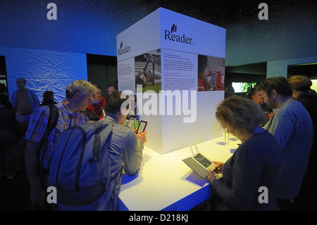 Berlin, Germany, Sony presents an e-book reader called at IFA Stock Photo