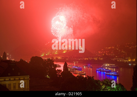 Koblenz, Germany, Ehrenbreitstein at the event Rhine in Flames Stock Photo