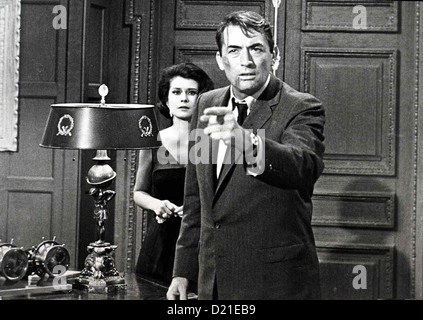 Die 27. Etage  Mirage  Diane Baker, Gregory Peck Ein Stromausfall in New York zieht merkwürdige Ereignisse nach sich, Ein Mann Stock Photo