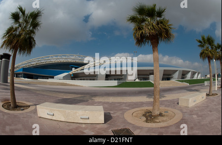 The Aspire Zone Sports City in pictured in Doha, Qatar, 09 January 2013. Photo: Peter Kneffel Stock Photo