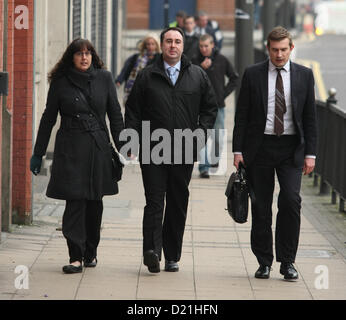 ASHLEY GILL-WEBB ASHLEY GILL-WEBB MAN CHARGED OVER BOTTLE THROWN DURING OLYMPIC 100M FINAL AT TRIAL. LONDON ENGLAND UK 11 Jan Stock Photo