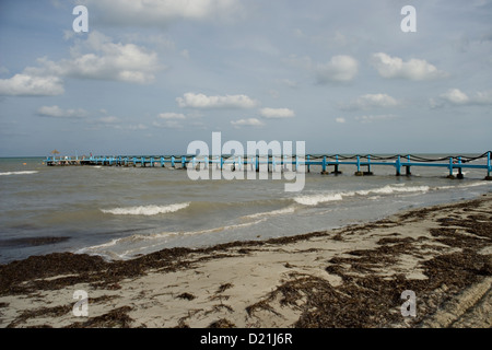 Beach at the Hotel Odyssee in Zarzis in Tunisia Stock Photo