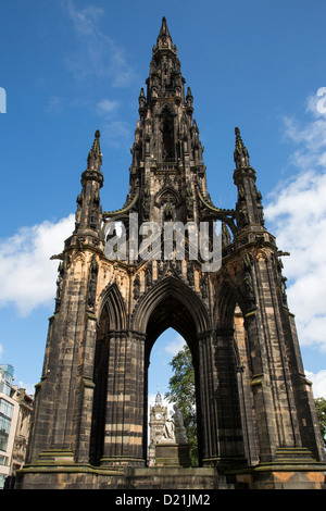 Walter Scott Monument, Edinburgh, Scotland, United Kingdom Stock Photo