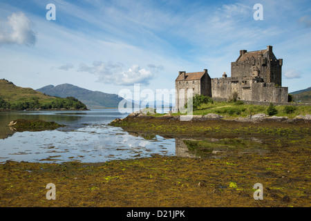 Eilean Donan Castle at Loch Duich, Near Dornie, Highland, Scotland, United Kingdom Stock Photo