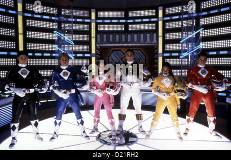 Power Rangers - Der Film  Mighty Morphin Power Rangers - Movie  Johnny Yong Bosch, David Yost, Amy Jo Johnson, Jason David Stock Photo