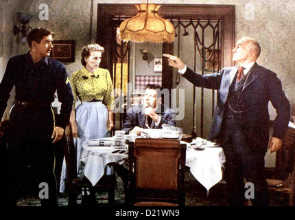 Mit Leib Und Seele  Long Gray Line,  Tyrone Power, Maureen O'Hara, Sean McClory, Donald Crisp Marty Maher (Tyrone Power) Stock Photo