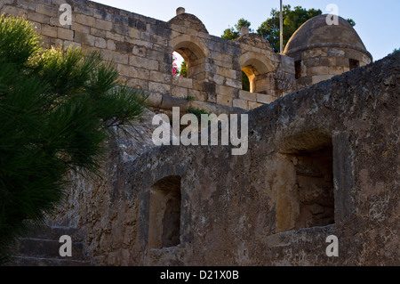 Fortezza - details of an old Venetian fortress in Rhetymno Stock Photo