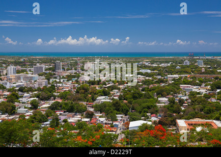 CHRISTMAS NEON DECORATIONS CASA ALCALDIA DE PONCE DOWNTOWN PONCE PUERTO  RICO Stock Photo - Alamy