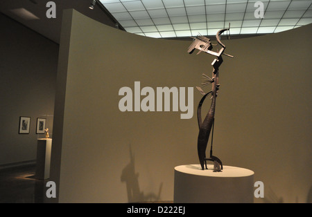 Valencia, Spain: permanent exhibition of Roberta and Julio González art pieces at IVAM (Institut Valencià d’Art Modern) Stock Photo