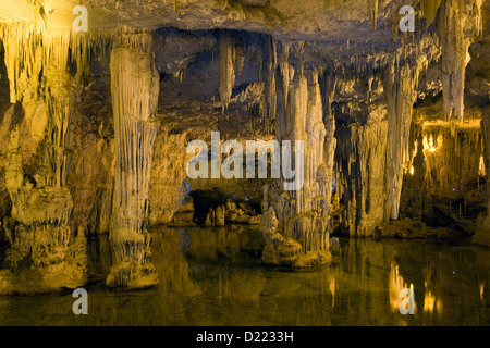 Sardinia: Grotta di Nettuno - Lake Lamarmora section Stock Photo