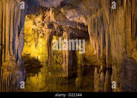 Sardinia: Grotta di Nettuno - Lake Lamarmora section Stock Photo