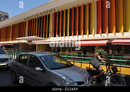 Valencia, Spain: Russafa Market Stock Photo