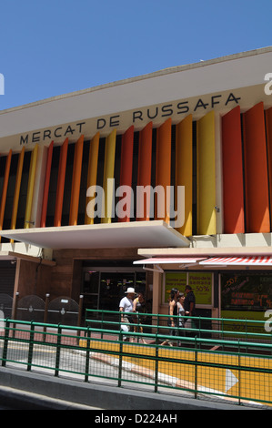 Valencia, Spain: Russafa Market Stock Photo