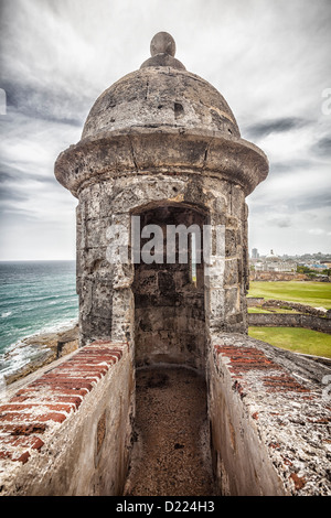 Castillo San Cristobal, San Juan National Historic Site, a national park in Old San Juan, Puerto Rico Stock Photo