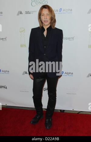 Jan. 11, 2013 - Los Angeles, California, U.S. - Yoshiki  attends  Cinema For Peace Foundation ''Gala for Humanity 2013'' on 11th January 2013 at Beverly Hills Hotel,West Hollywood, CA.USA.(Credit Image: © TLeopold/Globe Photos/ZUMAPRESS.com) Stock Photo