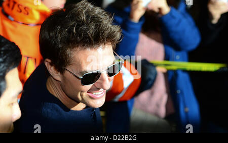 Jan. 10, 2013 - Tokyo, Japan - US actor TOM CRUISE arrives at Incheon International Airport on January 9, 2013 in Seoul, South Korea. (Credit Image: © Jana Press Korea/Jana Press/ZUMAPRESS.com) Stock Photo