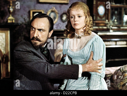 Haende Voller Blut  Hands Ripper  Eric Porter, Angharad Rees Anna (Angharad Rees), die Tochter von 'Jack Ripper', war als Stock Photo