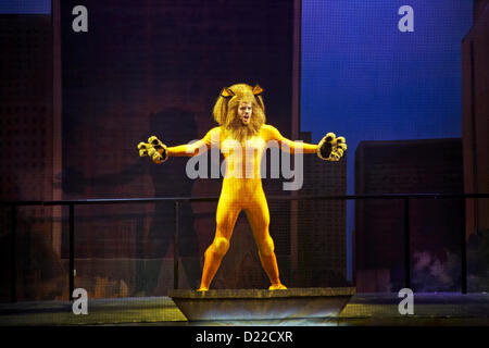 MADAGASCAR LIVE Musical on tour at the BIC in Bournemouth, Dorset, UK in January 2013. Stock Photo