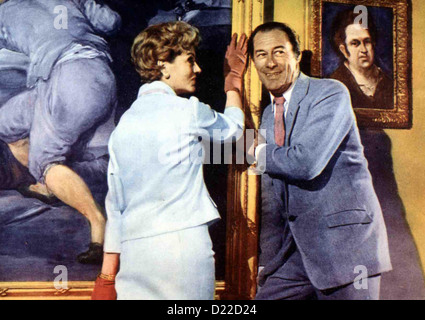 Rendezvous In Madrid  Happy Thieves, The  Eve Lewis (Rita Hayworth), Jaime Bourne (Rex Harrison) *** Local Caption *** 1961 -- Stock Photo