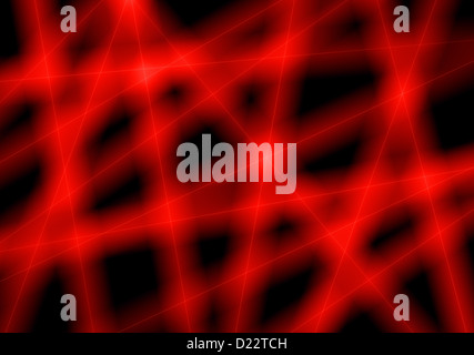 Special effect with red rays Stock Photo