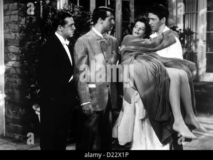 Die Nacht Vor Der Hochzeit  Philadelphia Story,  John Howard, Cary Grant, Katharine Hepburn, James Stewart Der beidere George Stock Photo