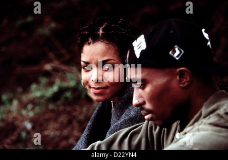 Poetic Justice  Poetic Justice  Janet Jackson, Tupac Shakur Als waehrend des Ausfluges ein Mord geschieht, wird Luckys (Tupac Stock Photo