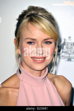 Naomi Watts at arrivals for G'Day USA Gala, JW Marriot at LA Live, Los Angeles, CA January 12, 2013. Photo By: Dee Cercone/Everett Collection Stock Photo