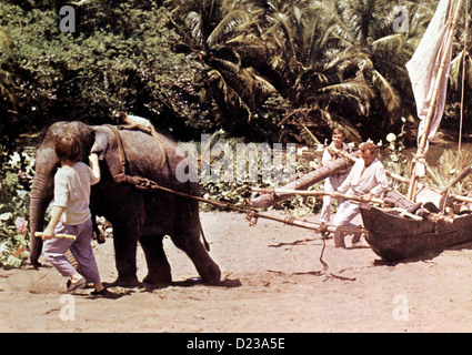 Der Dschungel Der Tausend Gefahren  Swiss Family Robinson  Kevin Corcoran, Tommy Kirk, John Mills Vater, Mutter und drei Soehne Stock Photo