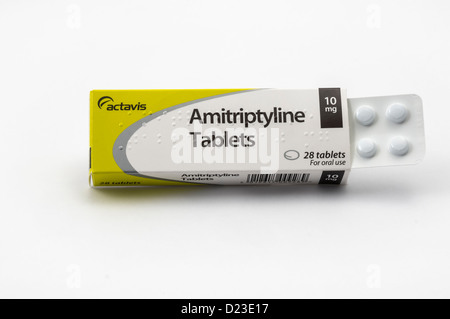 Amitriptyline, a Tricyclic antidepressant drug. Now often given at ...