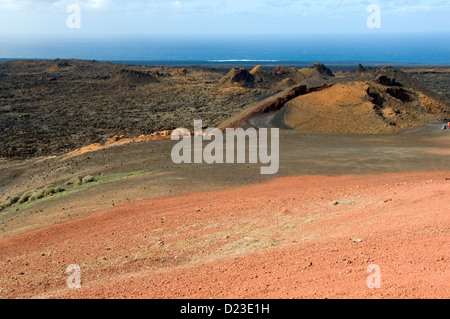 Timanfaya National Park, Lanzarote, Canary Islands, Spain Stock Photo