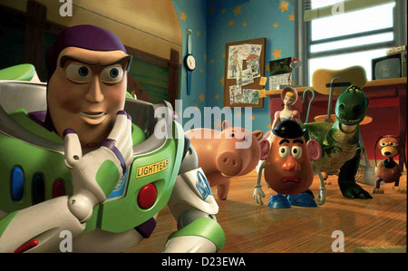Toy Story 2   --   Buzz Lightyear, Hamm, Mr. Potato Head, Bo Peep, Rex, Slinky Dog *** Local Caption *** 1999  Walt Disney
