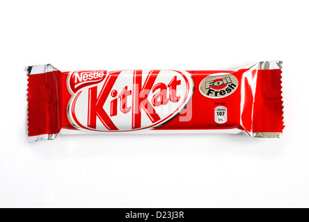 a kitkat choclate snack bar Stock Photo