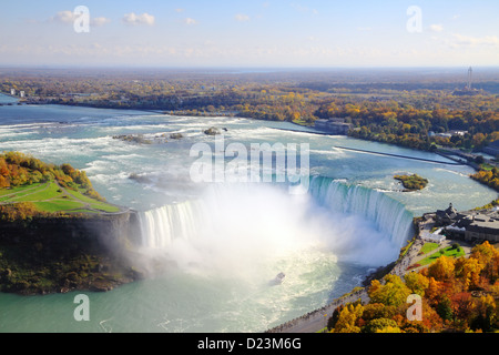 Niagara Falls in autumn Stock Photo
