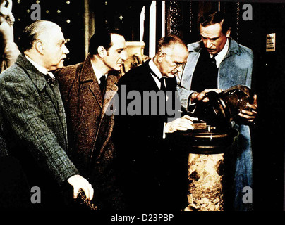 Sherlock Holmes: Die Perle Der Borgia  Sherlock Holmes Pearl Death  Nigel Bruce, Basil Rathbone, Dennis Hoey Sherlock Holmes Stock Photo