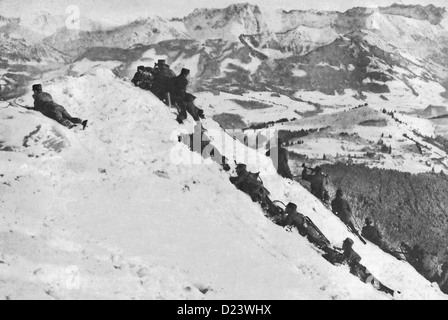 Austro-Hungarian troops in the Carpathian Mountains during World War I ...