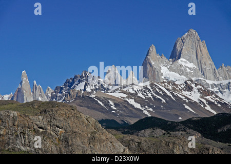 Mt. Fitz Roy and Cerro Torre, El Chalten, Los Glaciares NP, Patagonia, Argentina