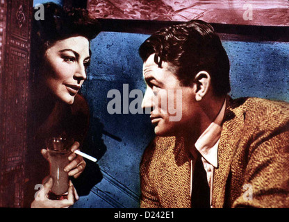 Schnee Am Kilimandscharo  Snows Kilimanjaro  Ava Gardner, Gregory Peck Der Schriftsteller Harry Street (Gregory Peck) erinnert Stock Photo