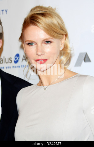 Veronica Ferres attends the Cinema For Peace Foundation's 2013 Gala For Humanity at Beverly Hills Hotel on January 11, 2013 in Beverly Hills, California. Stock Photo