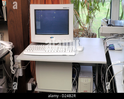 Mini Computer Server for a Small Office Stock Photo