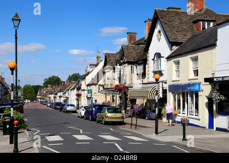 The High Street in Cricklade, Wiltshire, England. Stock Photo