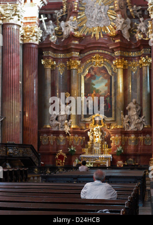 Poznan, Poland, in the Church of St. Stanislaus Bishop (Parish) Stock Photo