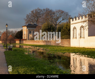 View of Asgill House - An 18th Century Palladian villa built for Sir Charles Asgill in 1757-8 - Richmond upon Thames, Surrey Stock Photo